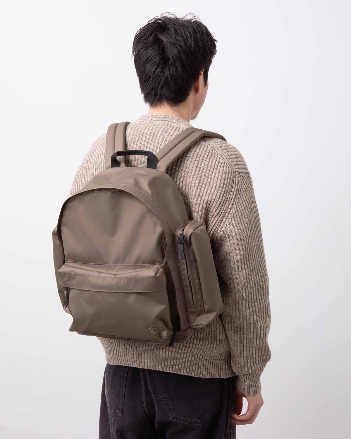 BACKPACK 20L POLYESTER OXFORD CORDURA® WITH PIG SUEDE
