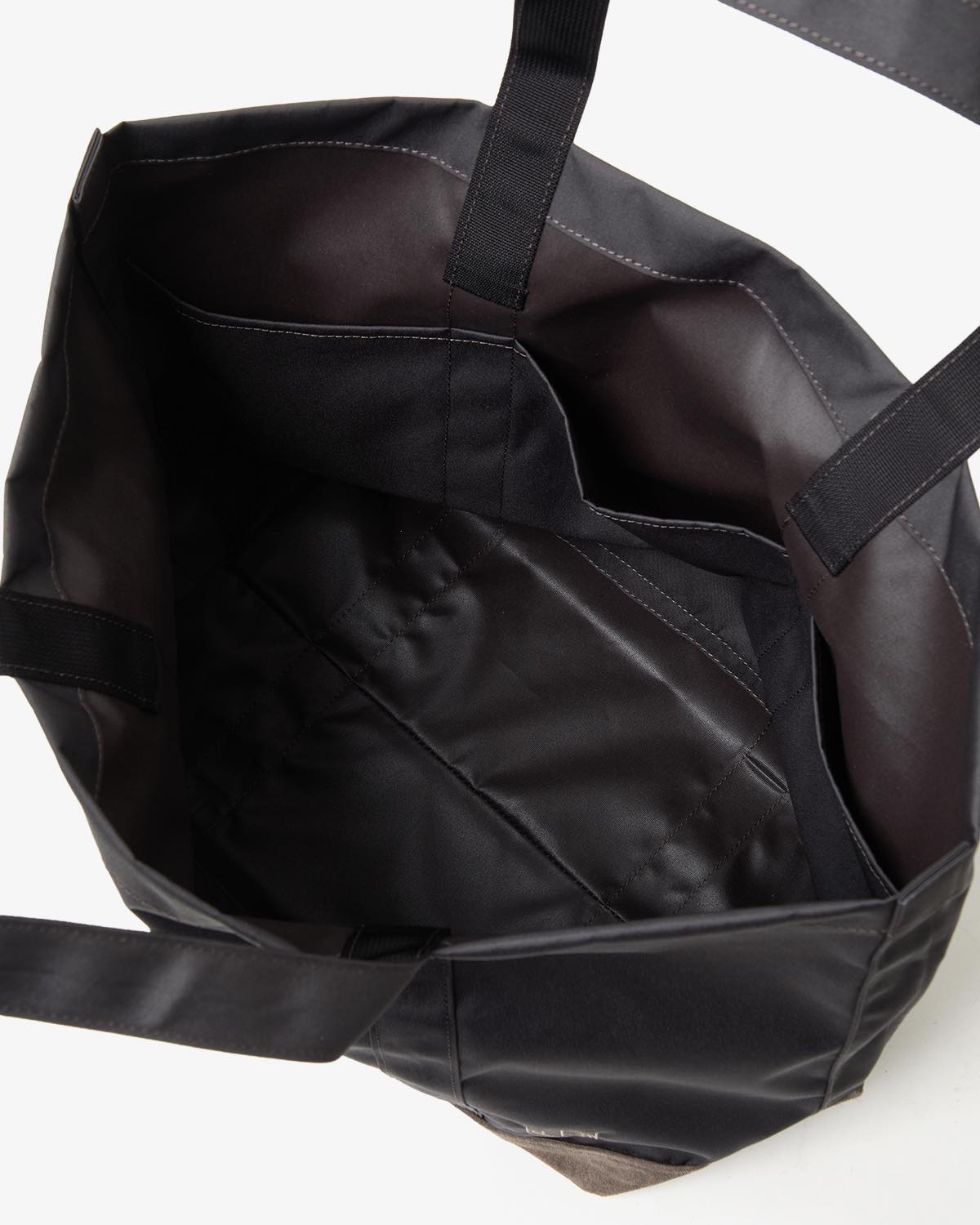 TOTE BAG POLYESTER OXFORD CORDURA® WITH PIG SUEDE