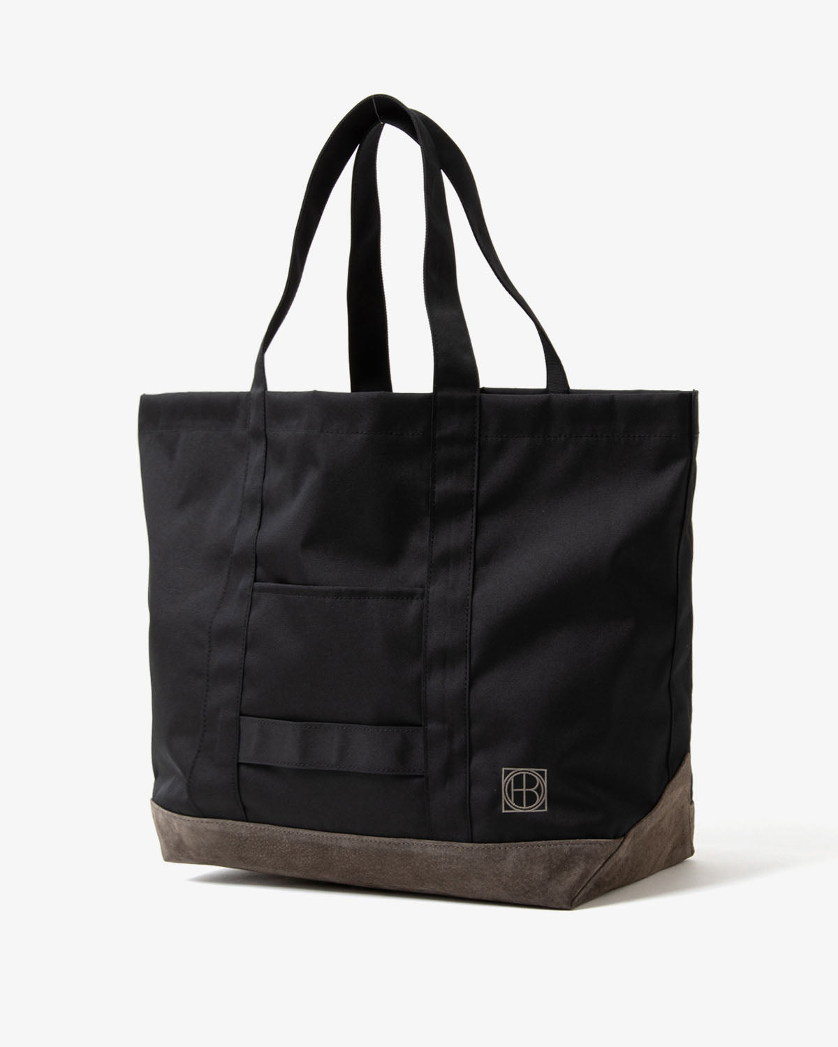 TOTE BAG POLYESTER OXFORD CORDURA® WITH PIG SUEDE