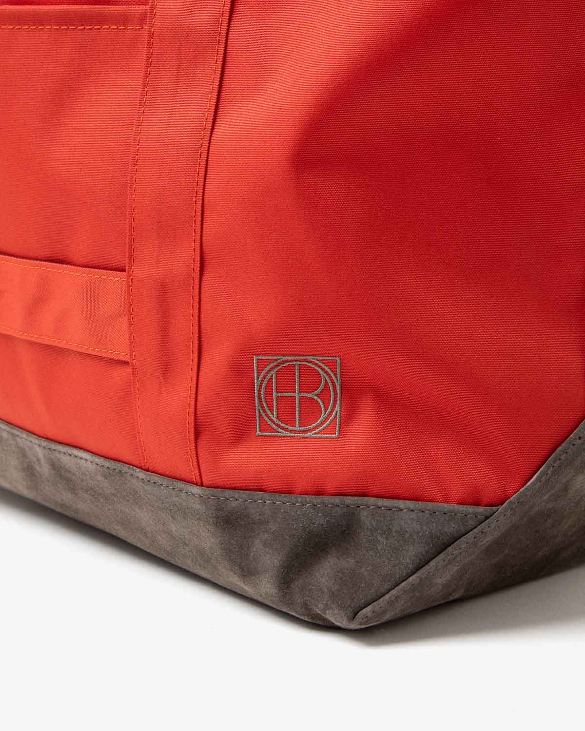 TOTE BAG POLYESTER OXFORD CORDURA® WITH PIG SUEDE