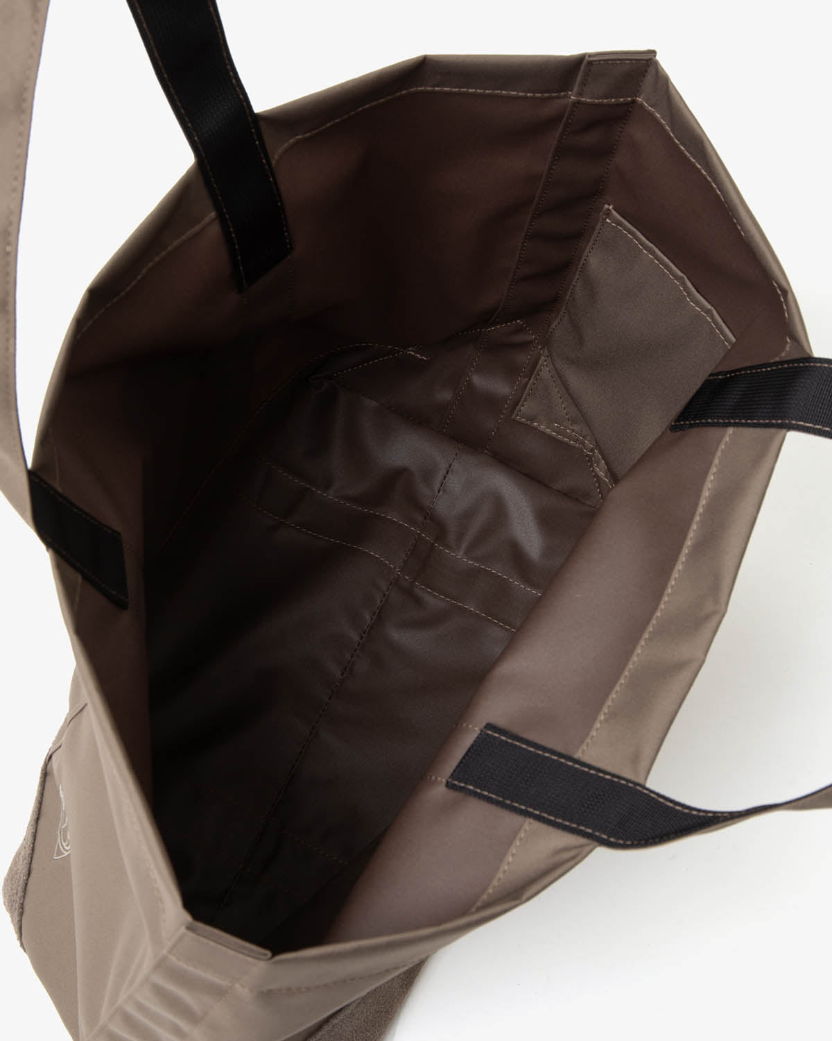 TOTE BAG POLYESTER OXFORD CORDURA® WITH PIG SUEDE