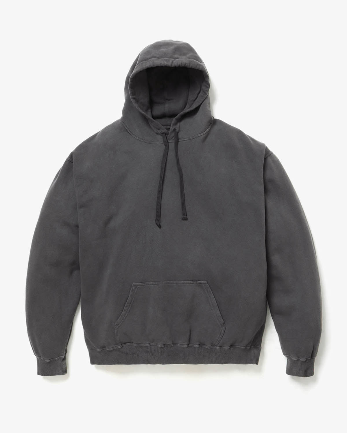 L/S HOODY COTTON SWEAT OVERDYED