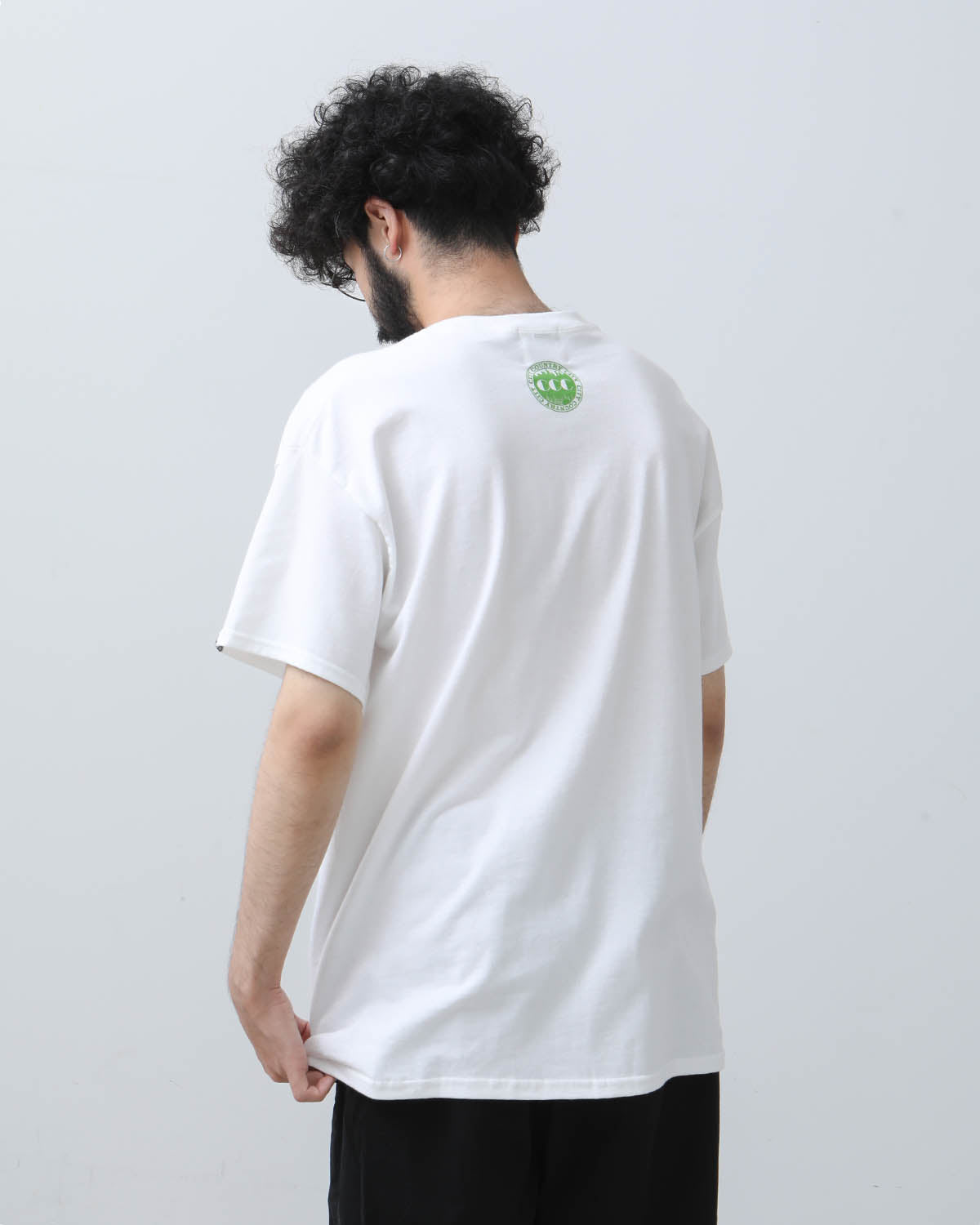 EMBROIDED LOGO POCKET TEE COTTON JERSEY by CITY COUNTRY CITY