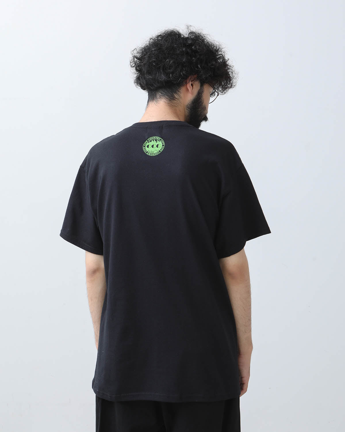 EMBROIDED LOGO POCKET TEE COTTON JERSEY by CITY COUNTRY CITY