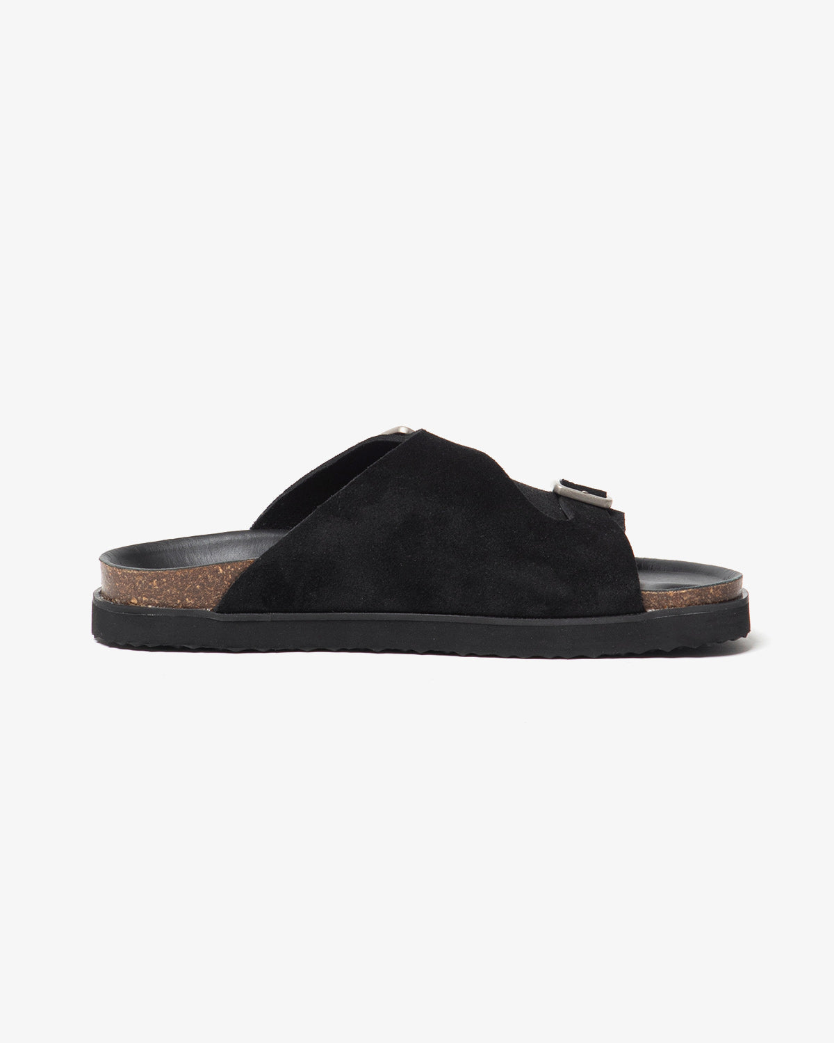 FULL SLIDE SANDALS COW SUEDE