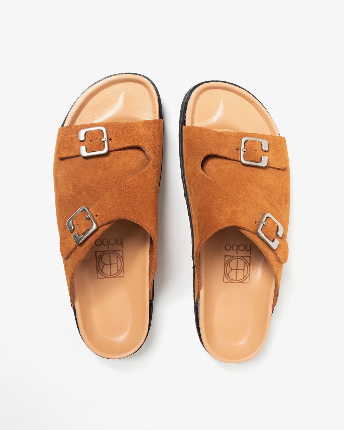 FULL SLIDE SANDALS COW SUEDE