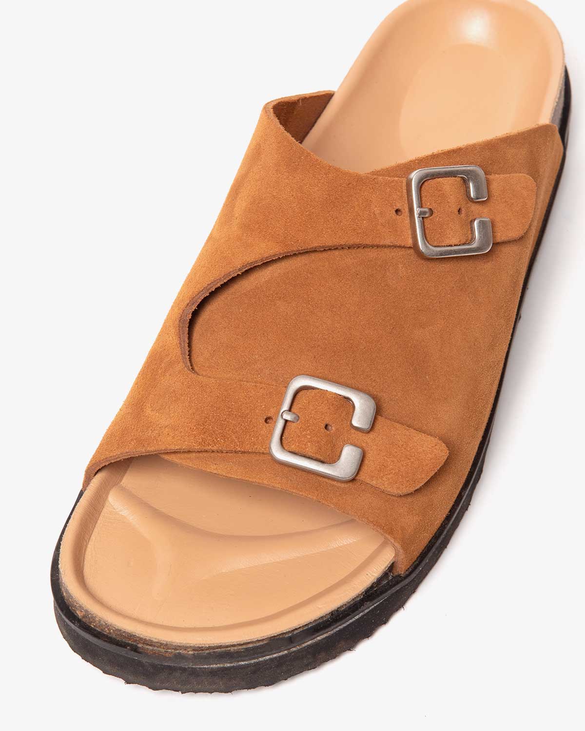 FULL SLIDE SANDALS COW SUEDE