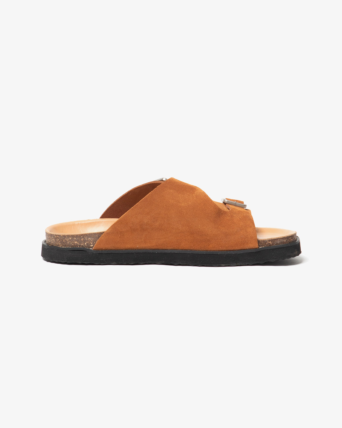 FULL SLIDE SANDALS COW SUEDE