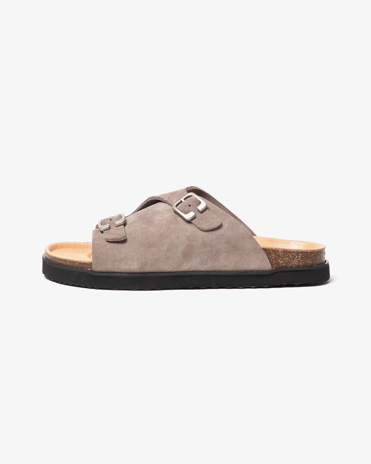 FULL SLIDE SANDALS COW SUEDE