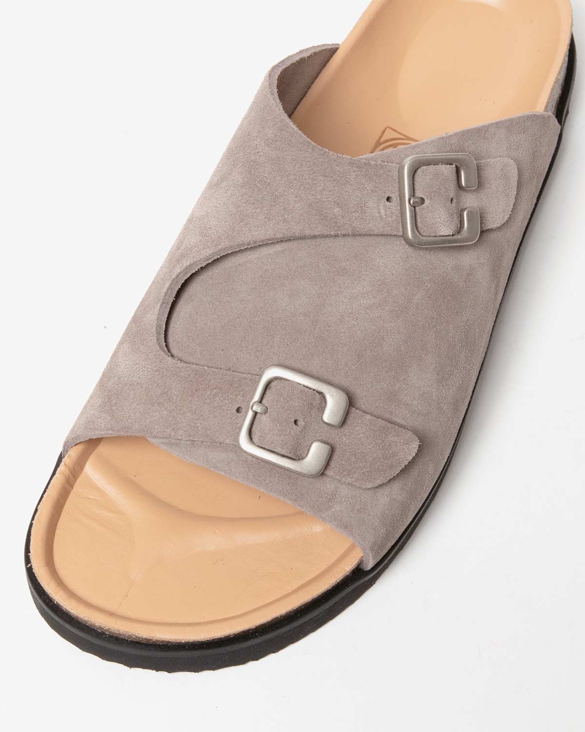 FULL SLIDE SANDALS COW SUEDE