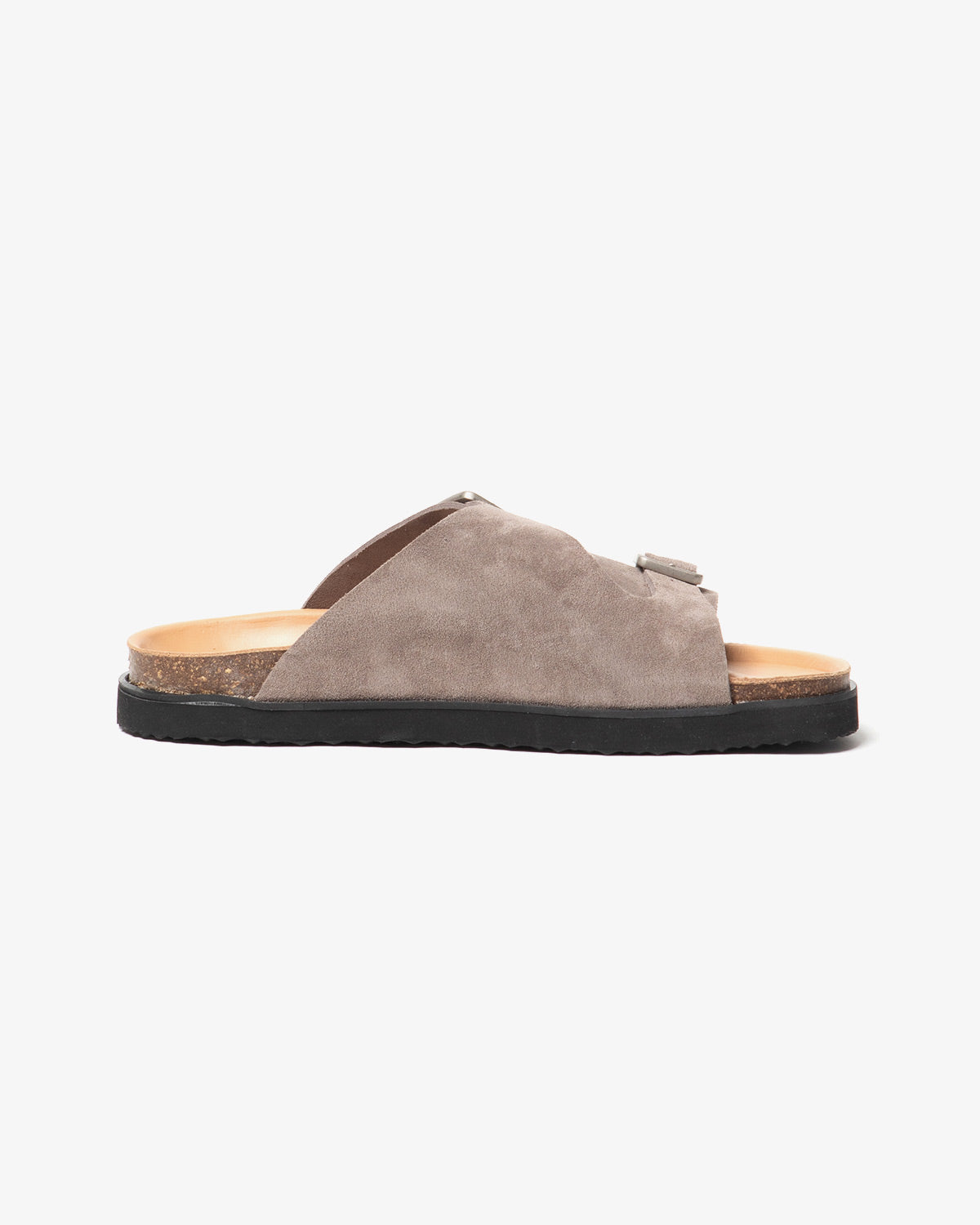 FULL SLIDE SANDALS COW SUEDE