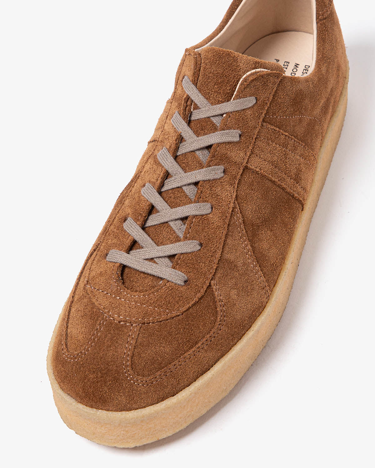 GERMAN TRAINER COW SUEDE by REPRODUCTION OF FOUND