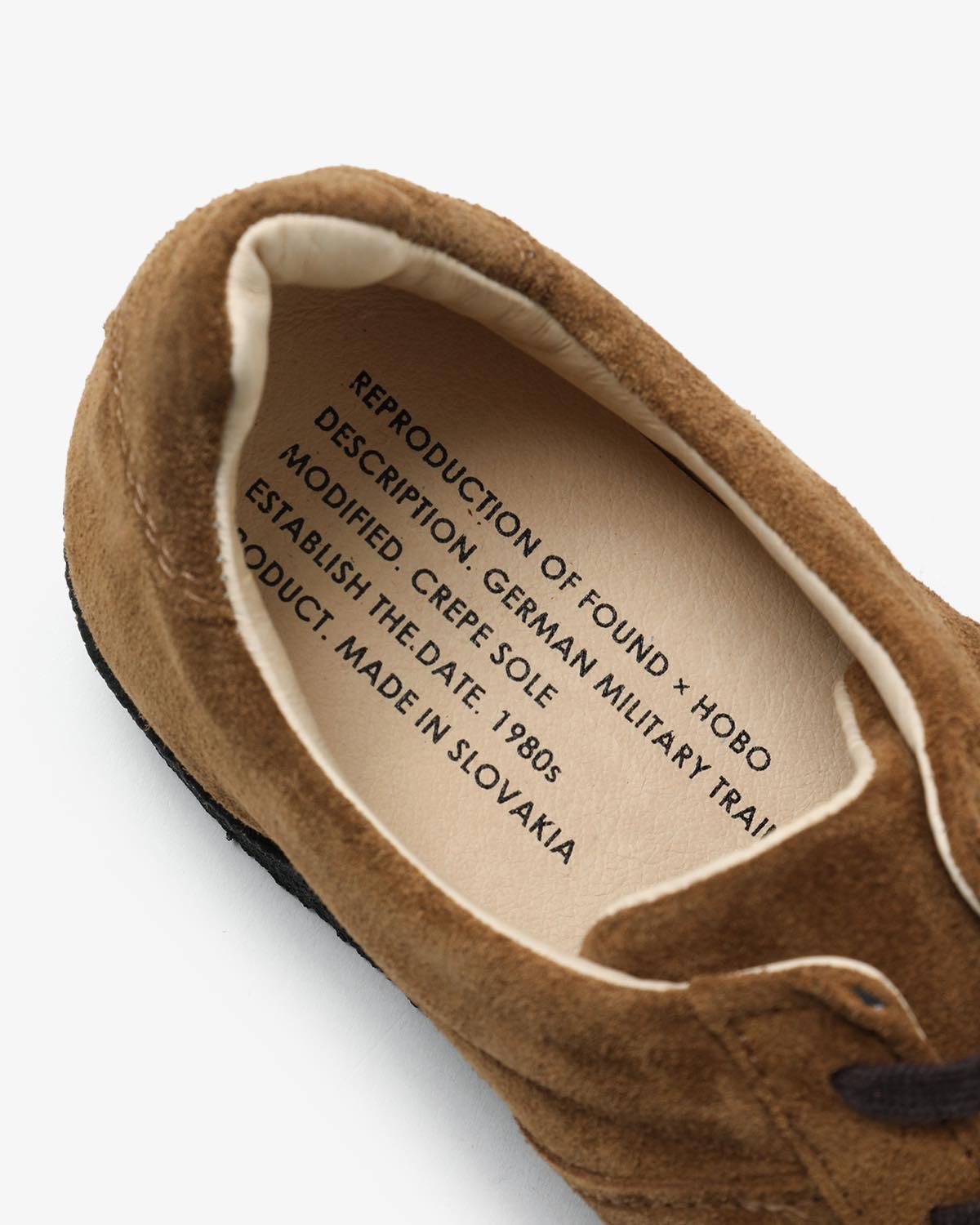 GERMAN TRAINER COW SUEDE by REPRODUCTION OF FOUND