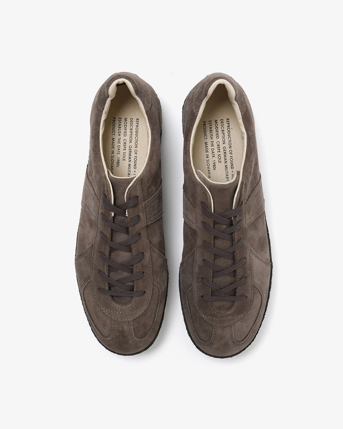 GERMAN TRAINER COW SUEDE by REPRODUCTION OF FOUND