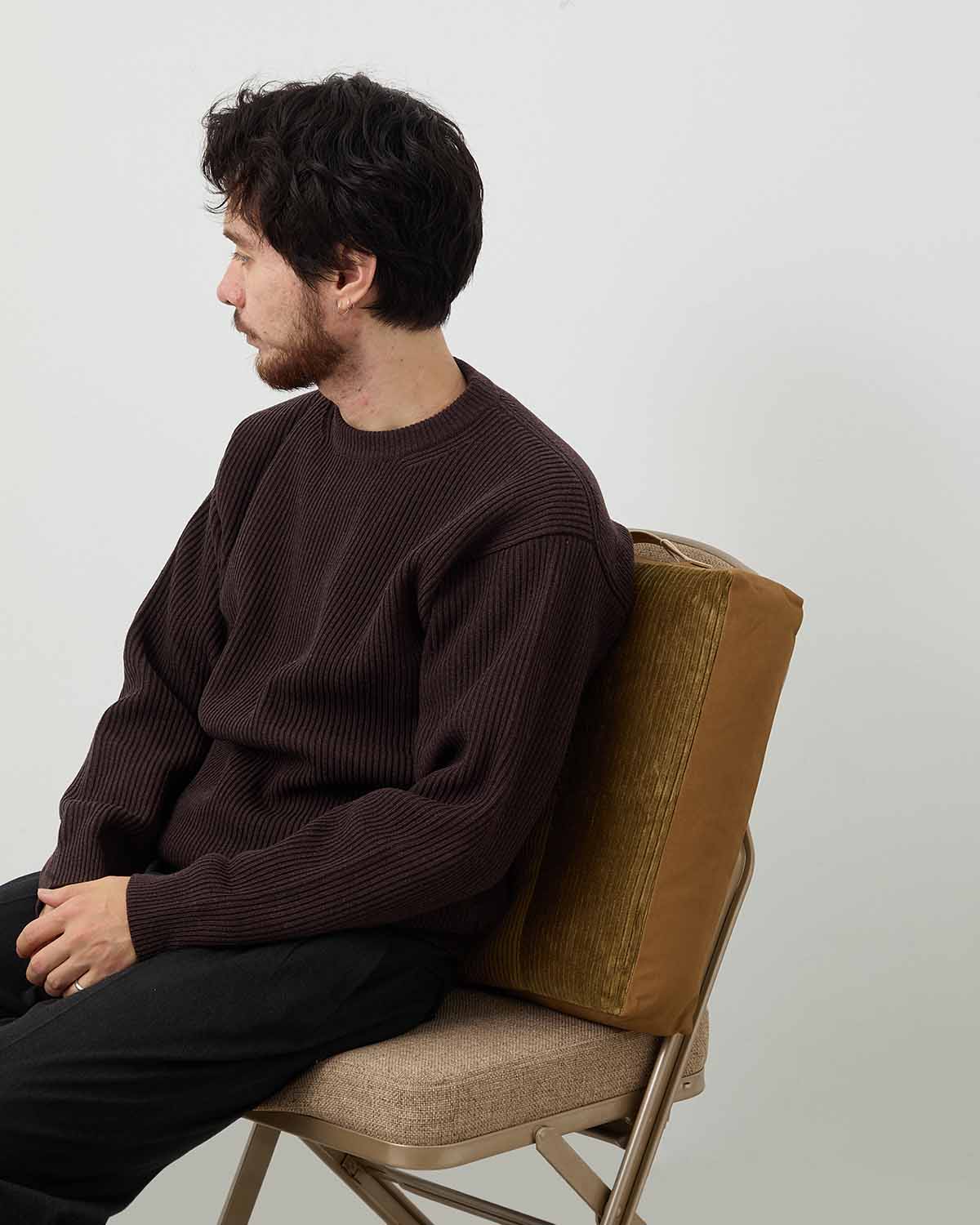 SQUARE CUSHION M COTTON CORDUROY