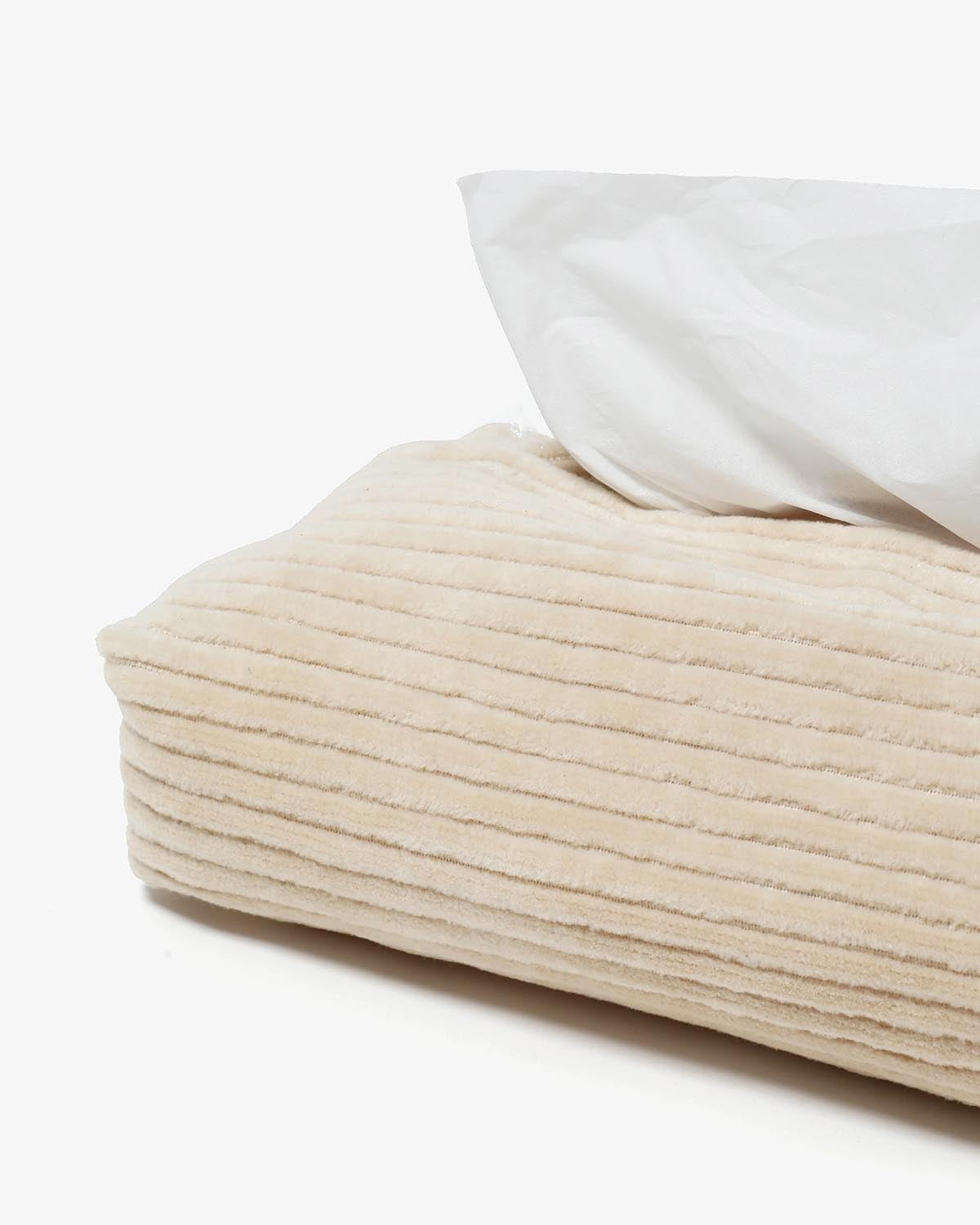 TISSUE HOLDER COTTON CORDUROY