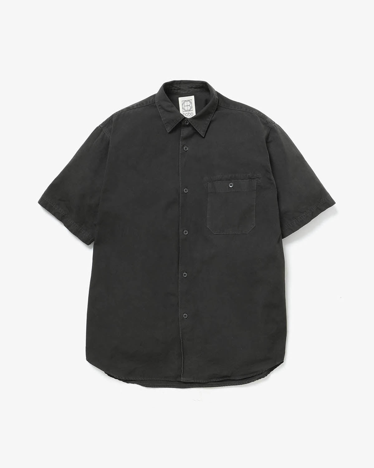 S/S SHIRT COTTON WEATHER CLOTH OVERDYED