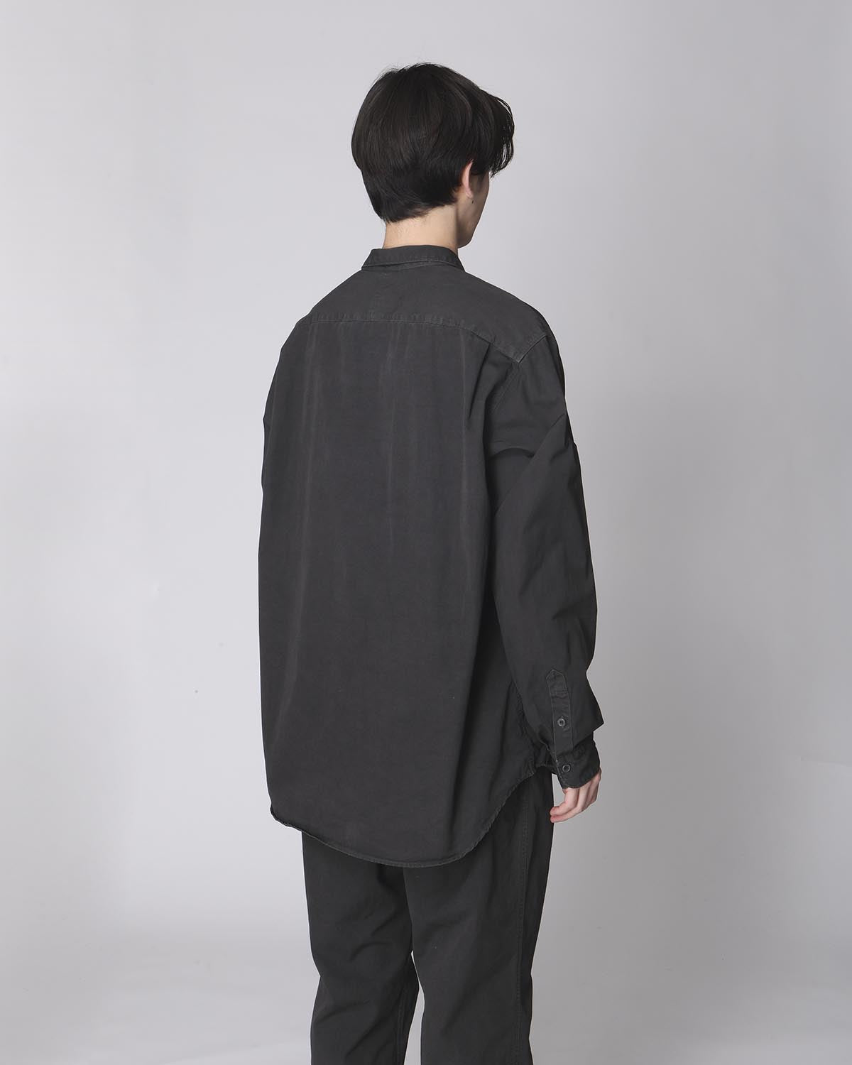 L/S SHIRT COTTON WEATHER CLOTH OVERDYED