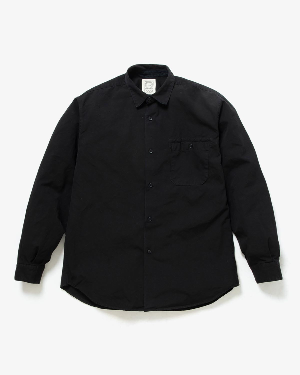 L/S SHIRT COTTON WEATHER CLOTH OVERDYED