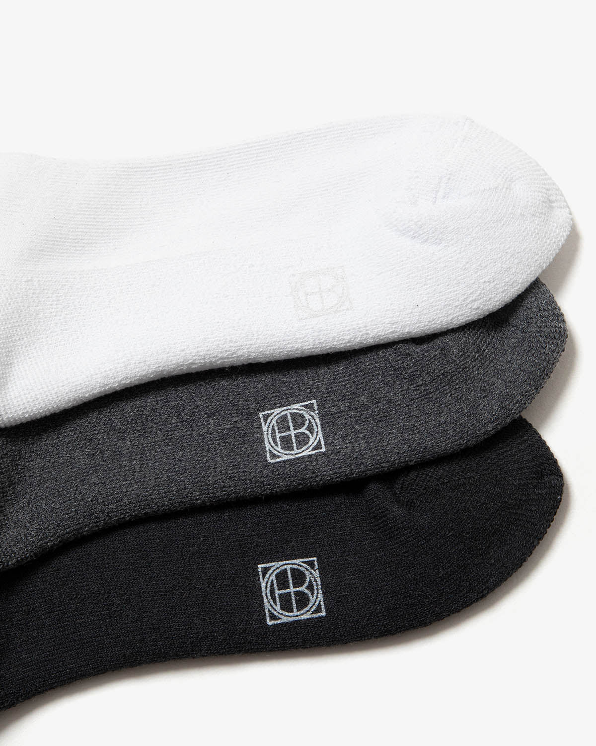 3P PILE CREW SOCKS C/N/P/PU