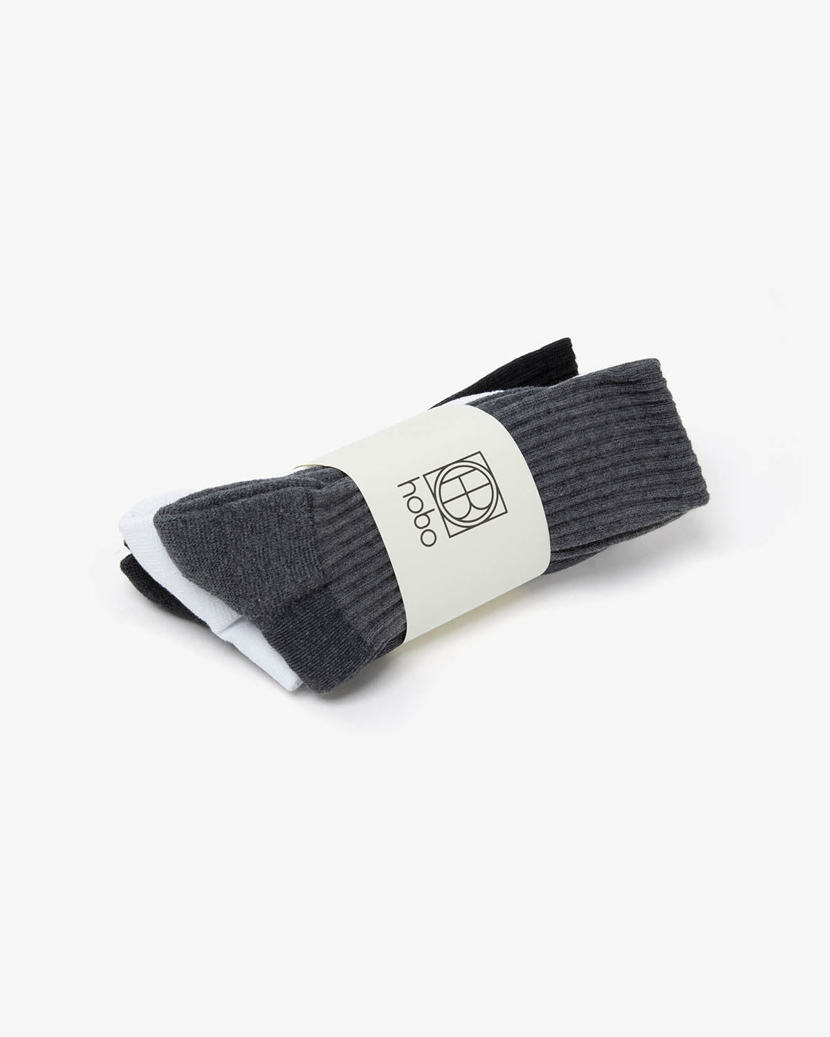 3P PILE CREW SOCKS C/N/P/PU