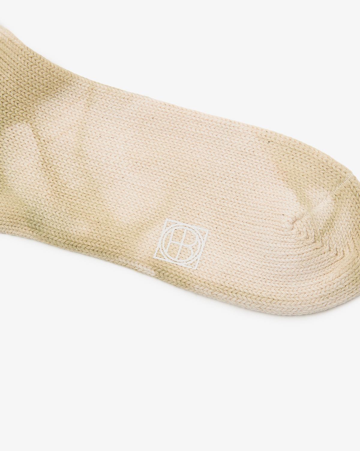 TIE-DYED CREW SOCKS C/N/PU