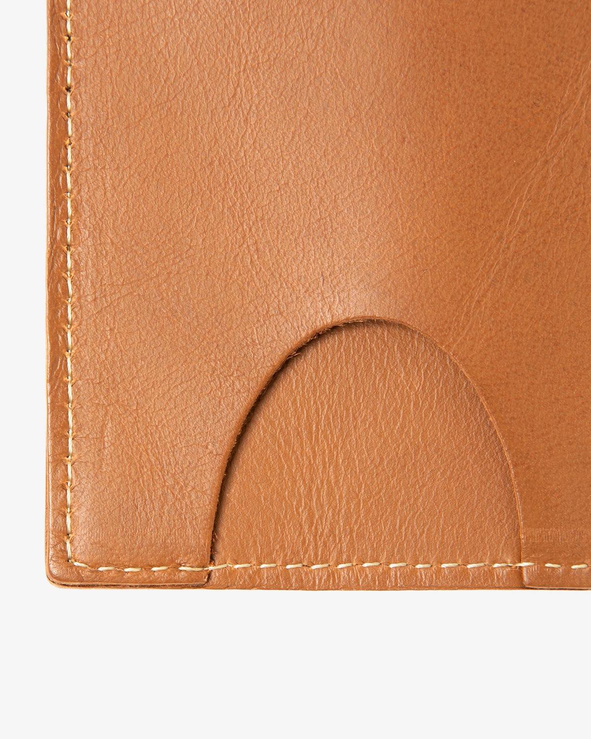 WHIP STITCH CORD CARD CASE COW LEATHER