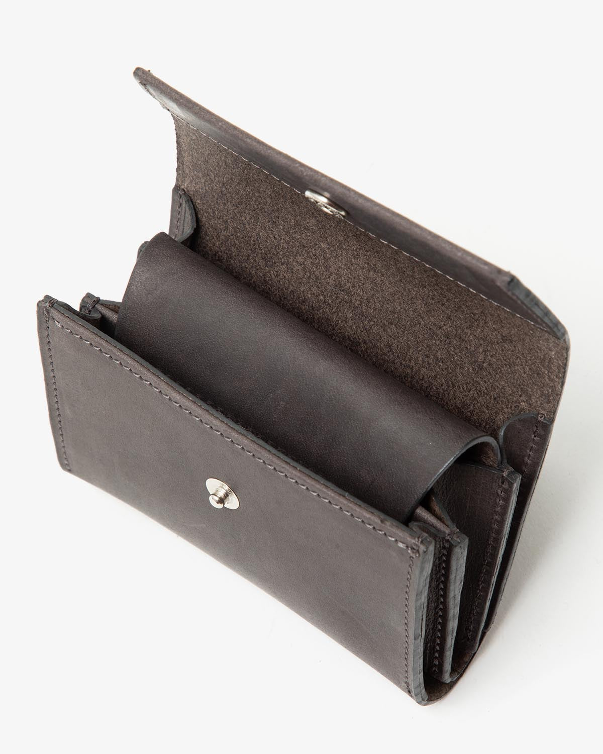 ACCORDION WALLET NUBUCK COW LEATHER