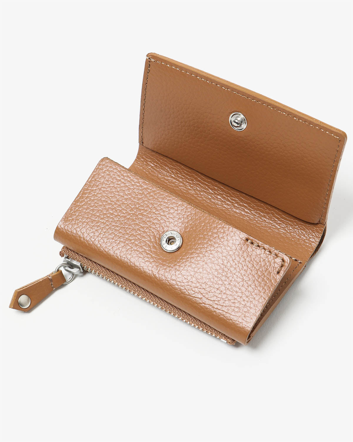 COMPACT WALLET SHRINK COW LEATHER