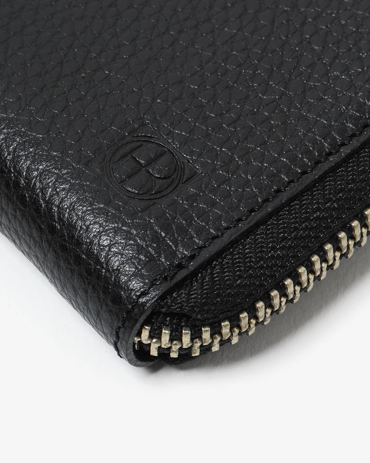 ZIP WALLET SHRINK COW LEATHER