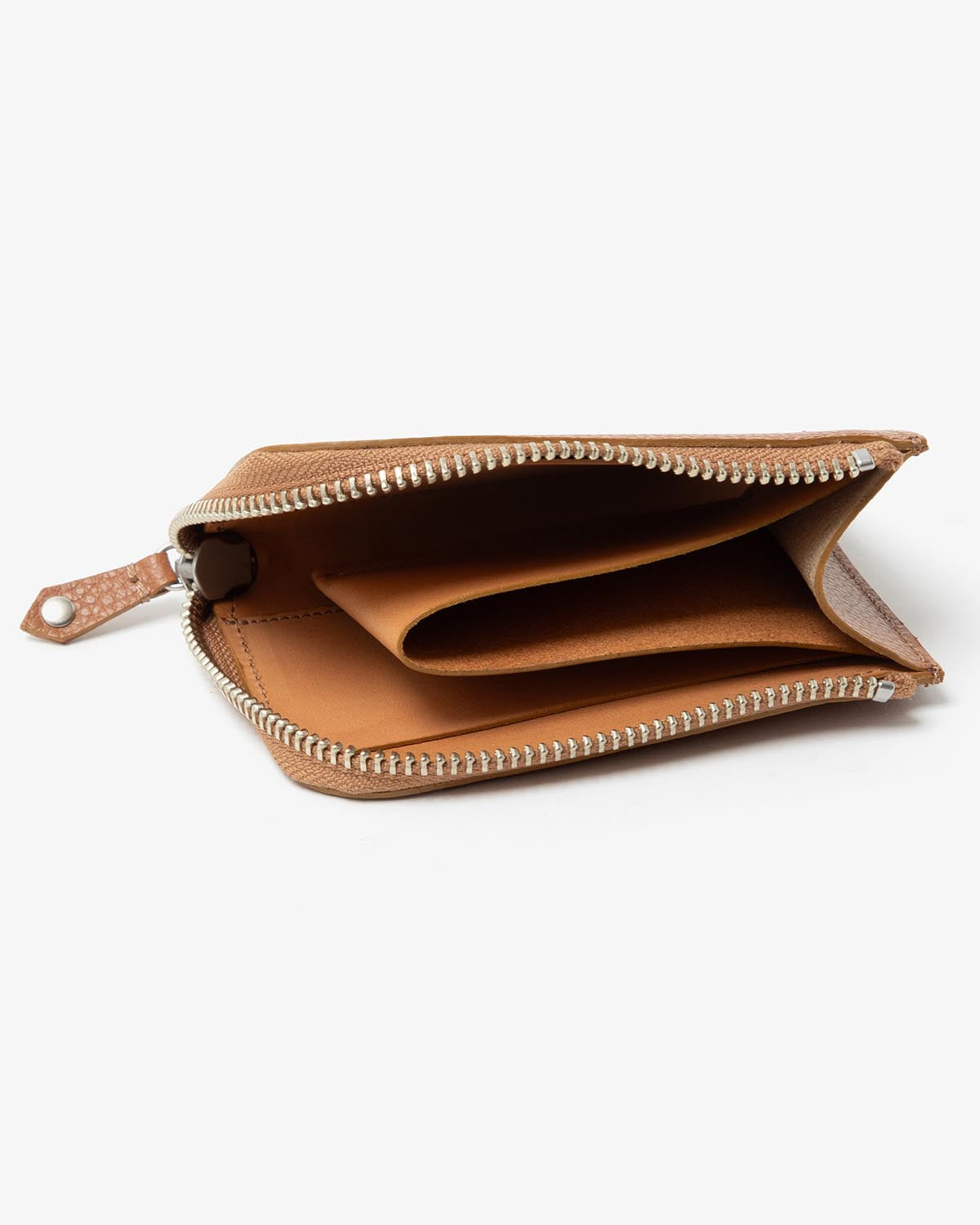 ZIP WALLET SHRINK COW LEATHER