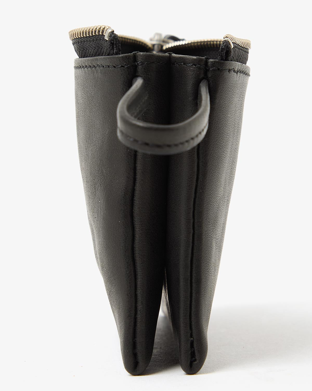 PARTITION ZIP MINI POUCH HORSE LEATHER