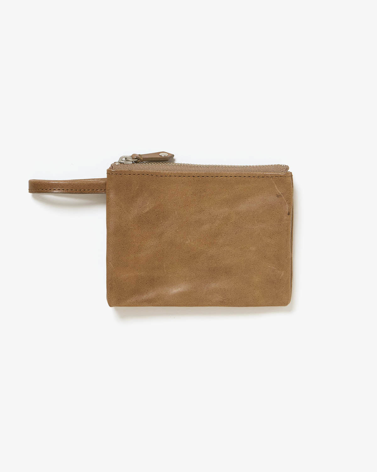 PARTITION ZIP MINI POUCH HORSE LEATHER