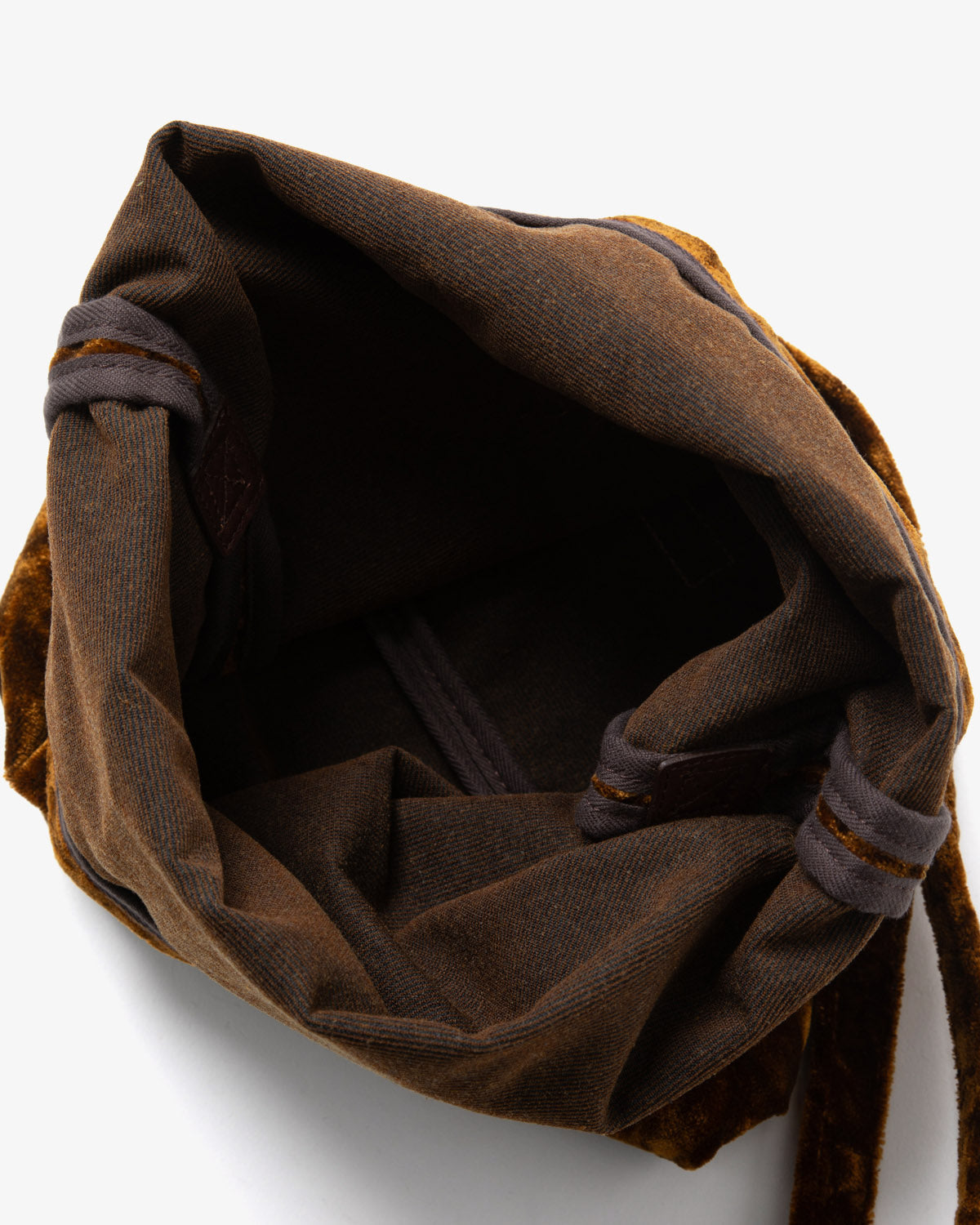VELVET FLAP SHOULDER BAG