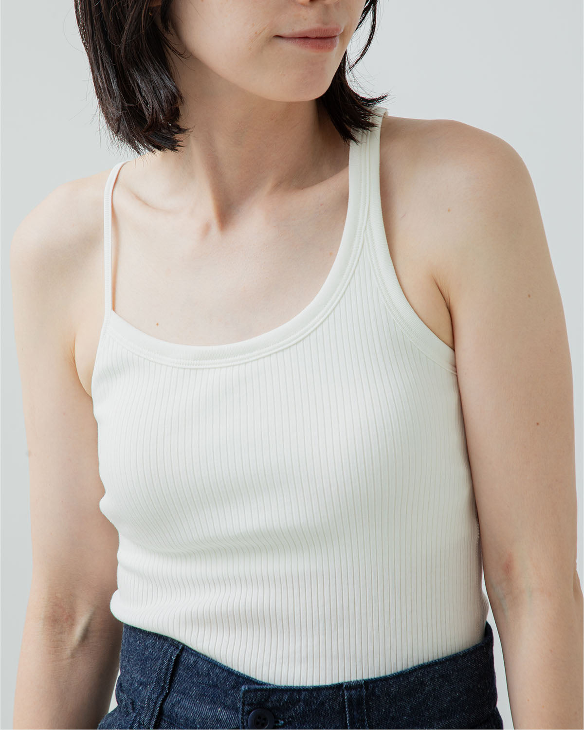 ORGANIC COTTON ASYMMETRY BRA TT