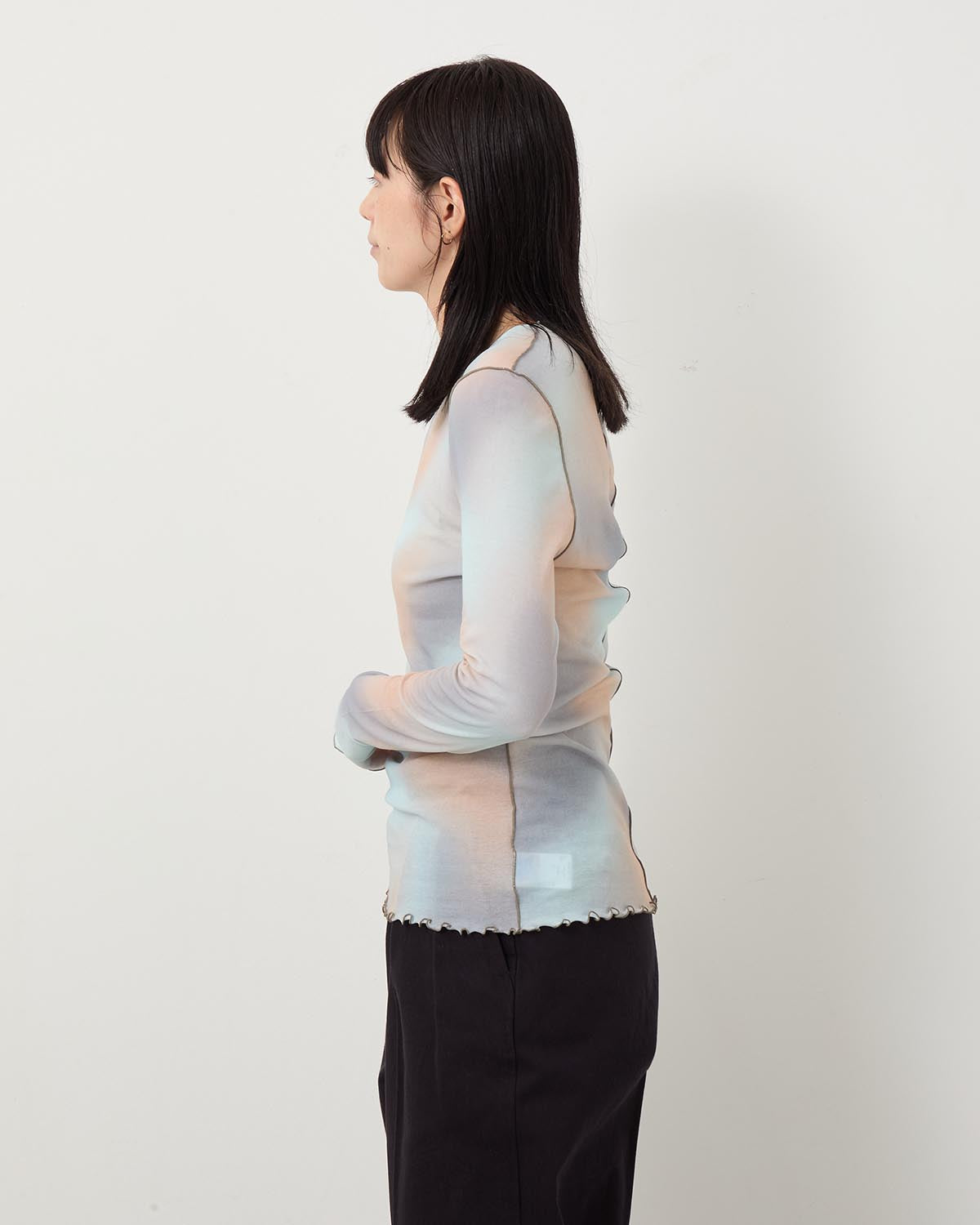 BLUR-PAINTED PRINT RIB LS PO for COVERCHORD