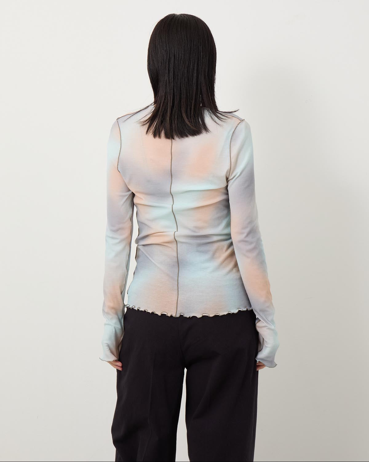 BLUR-PAINTED PRINT RIB LS PO for COVERCHORD