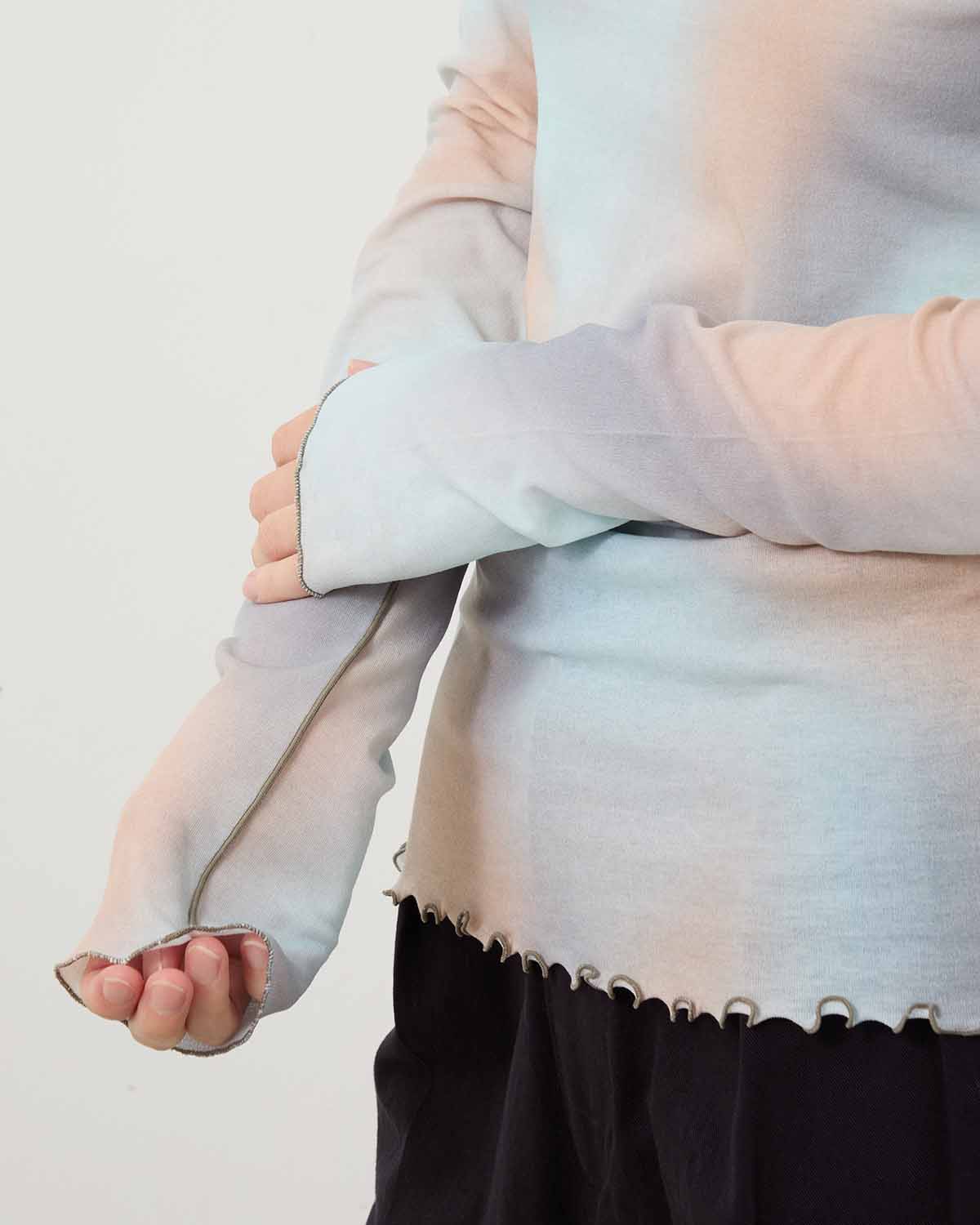 BLUR-PAINTED PRINT RIB LS PO for COVERCHORD