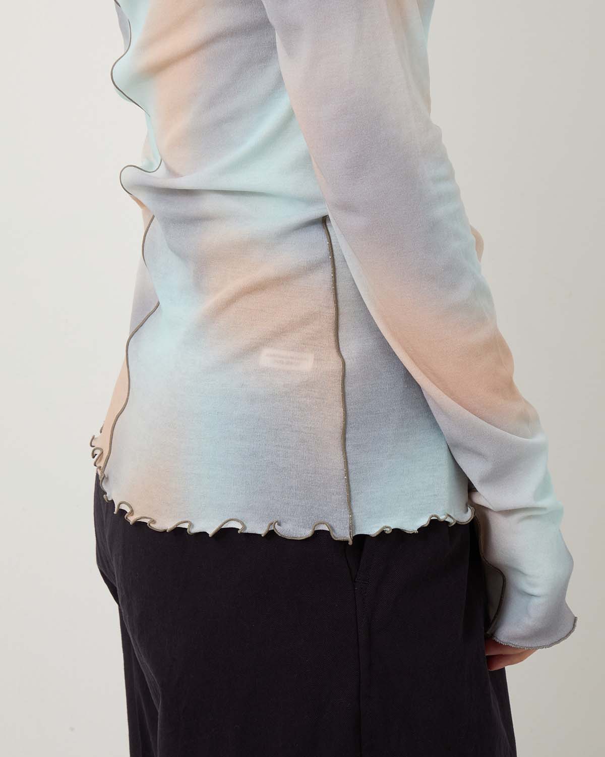 BLUR-PAINTED PRINT RIB LS PO for COVERCHORD