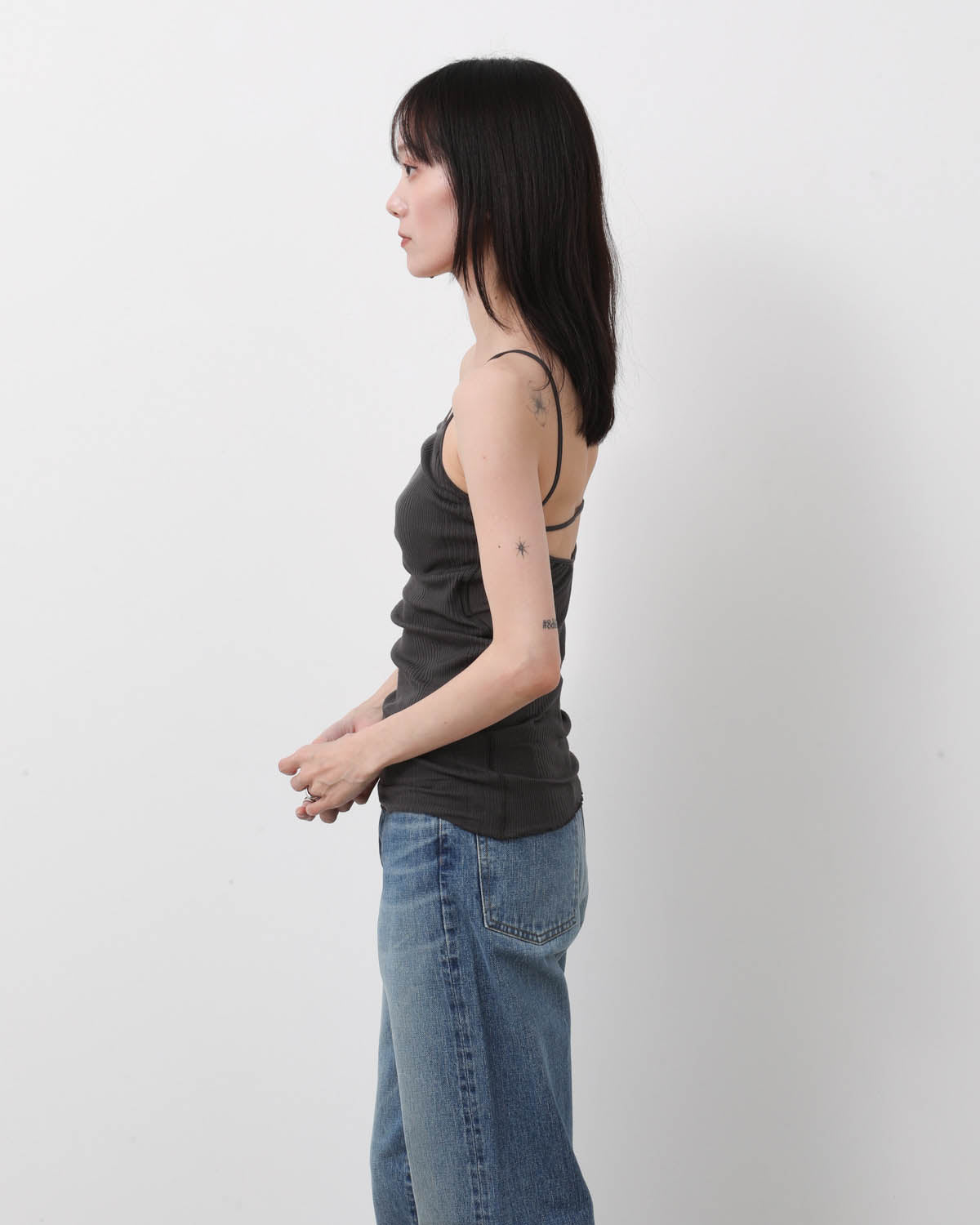 RANDOM RIB OPEN BACK CAMI