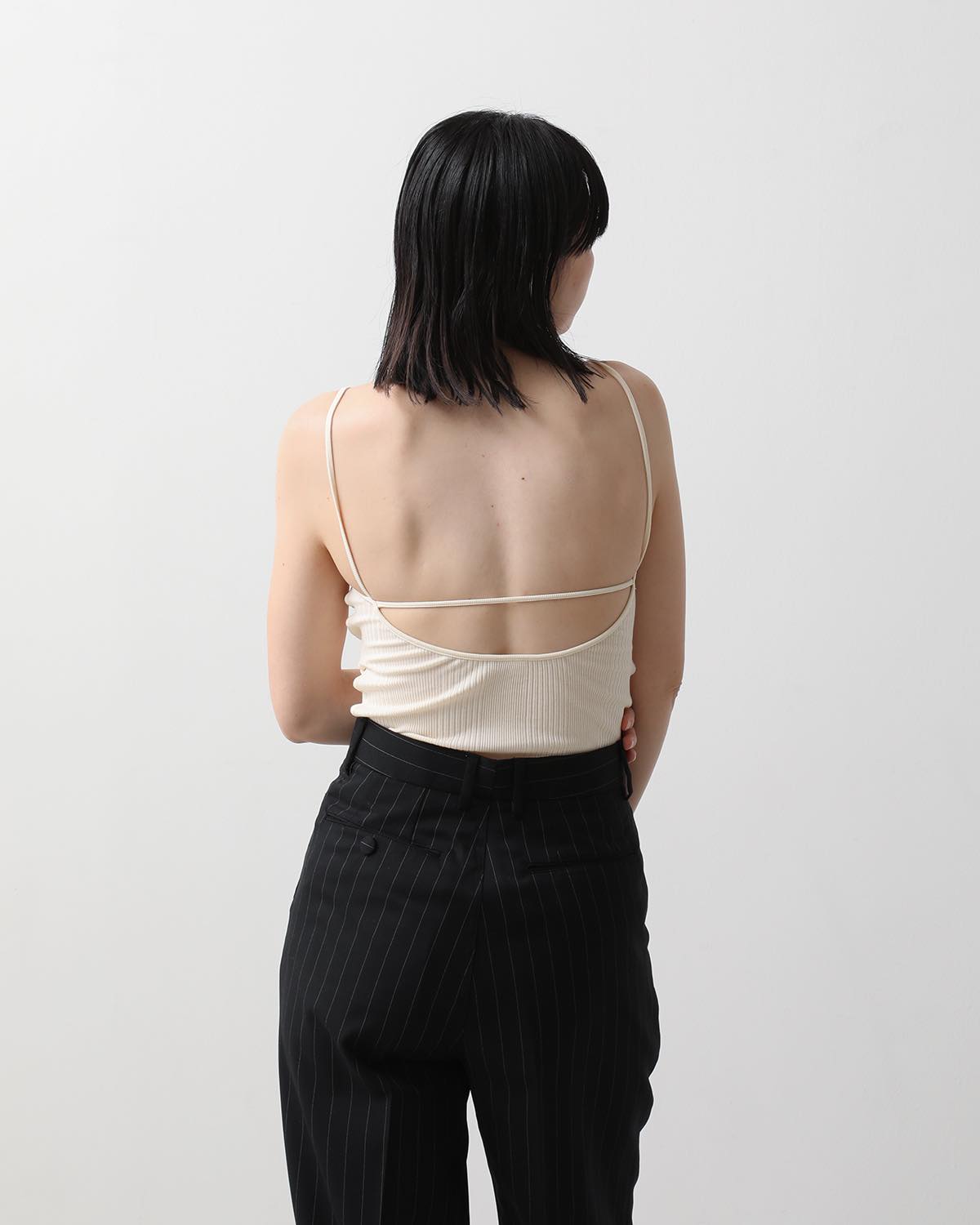 RANDOM RIB OPEN BACK CAMI