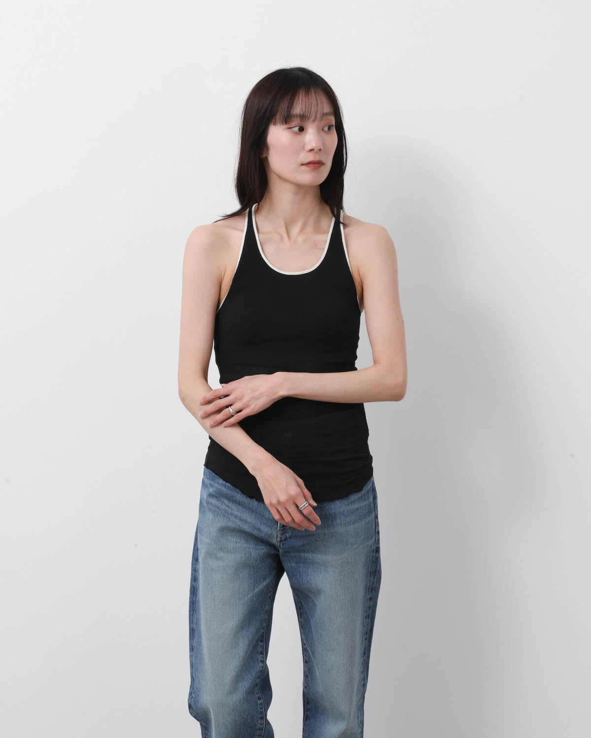 TWIST COTTON ASYM BRA TT