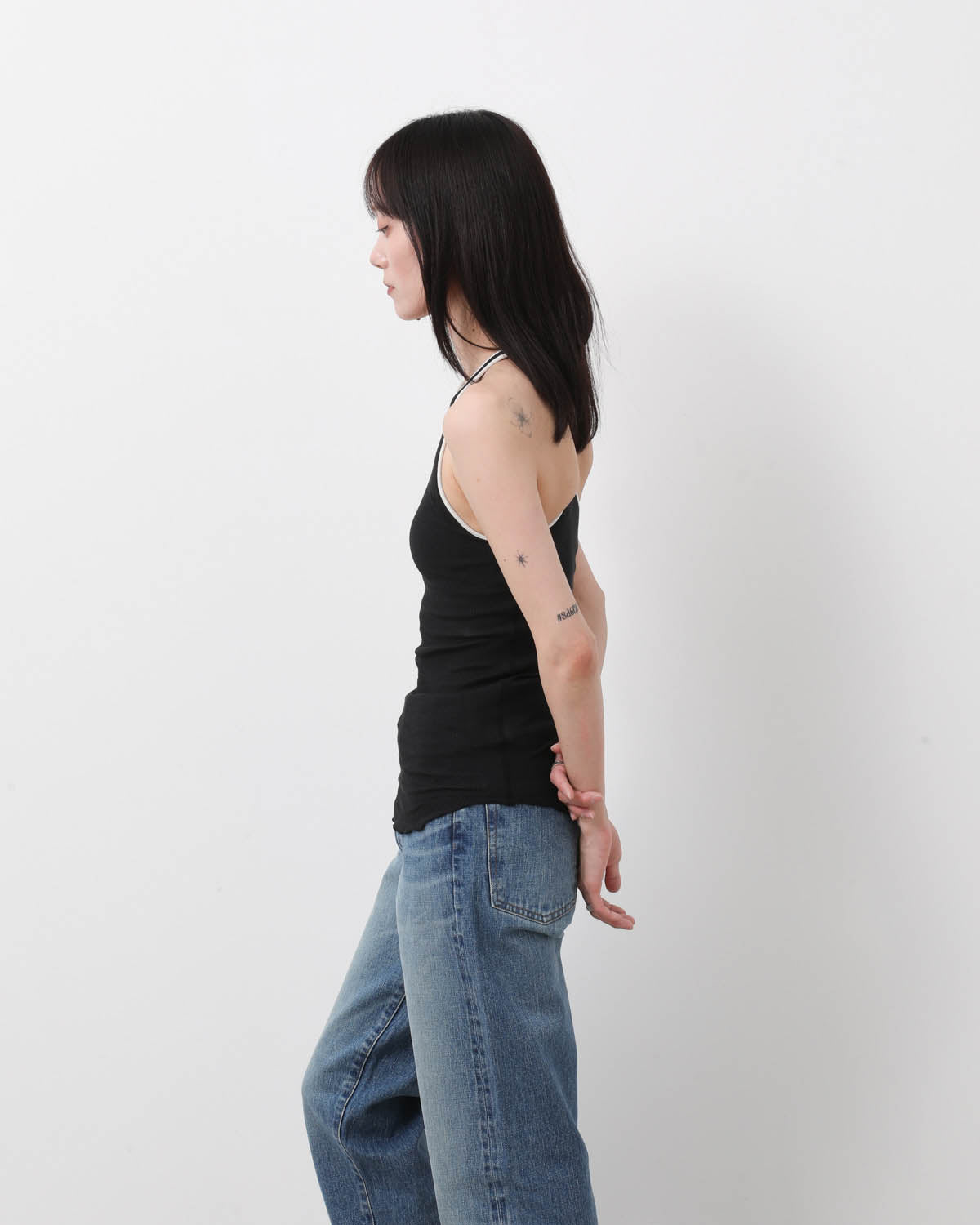 TWIST COTTON ASYM BRA TT