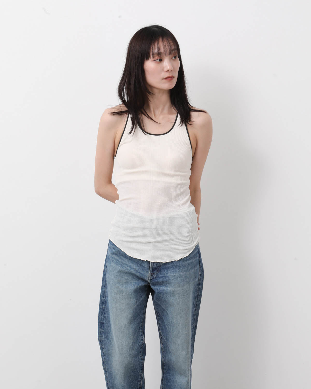 TWIST COTTON ASYM BRA TT