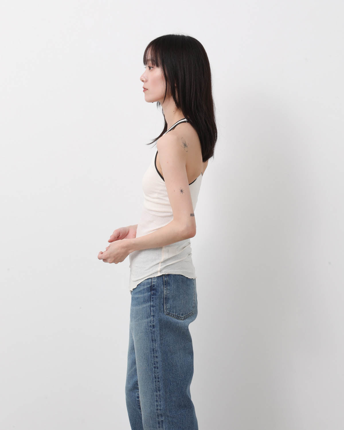 TWIST COTTON ASYM BRA TT