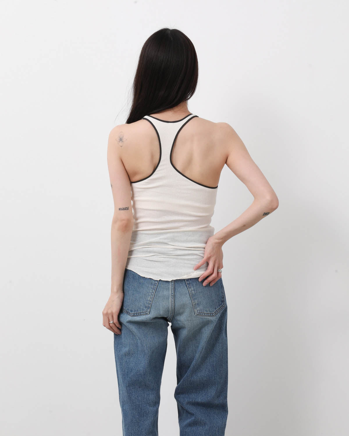 TWIST COTTON ASYM BRA TT