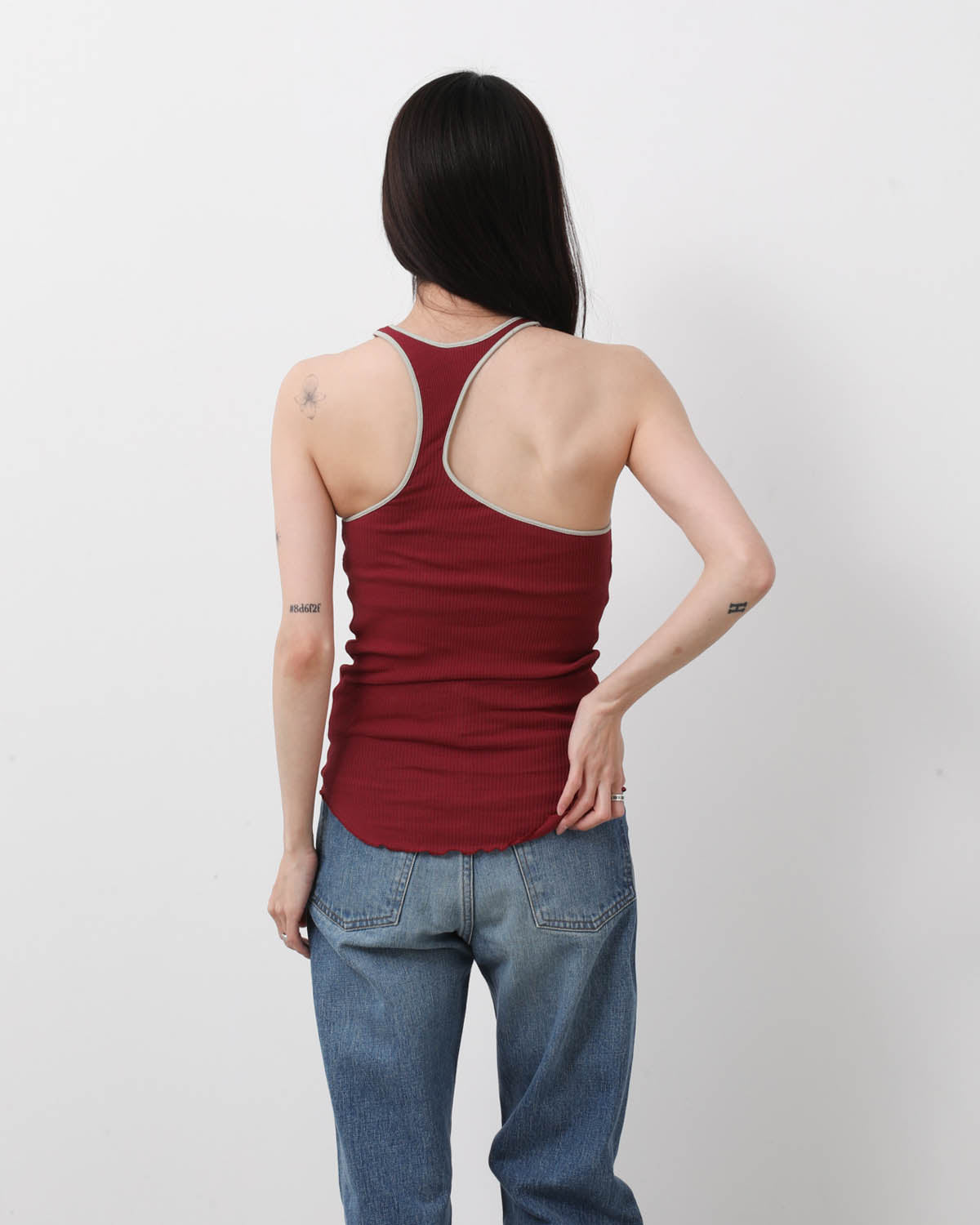 TWIST COTTON ASYM BRA TT