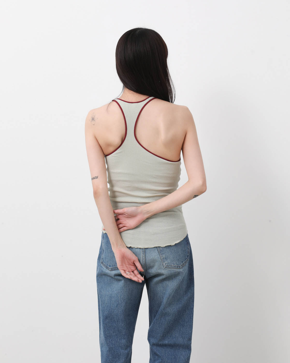 TWIST COTTON ASYM BRA TT