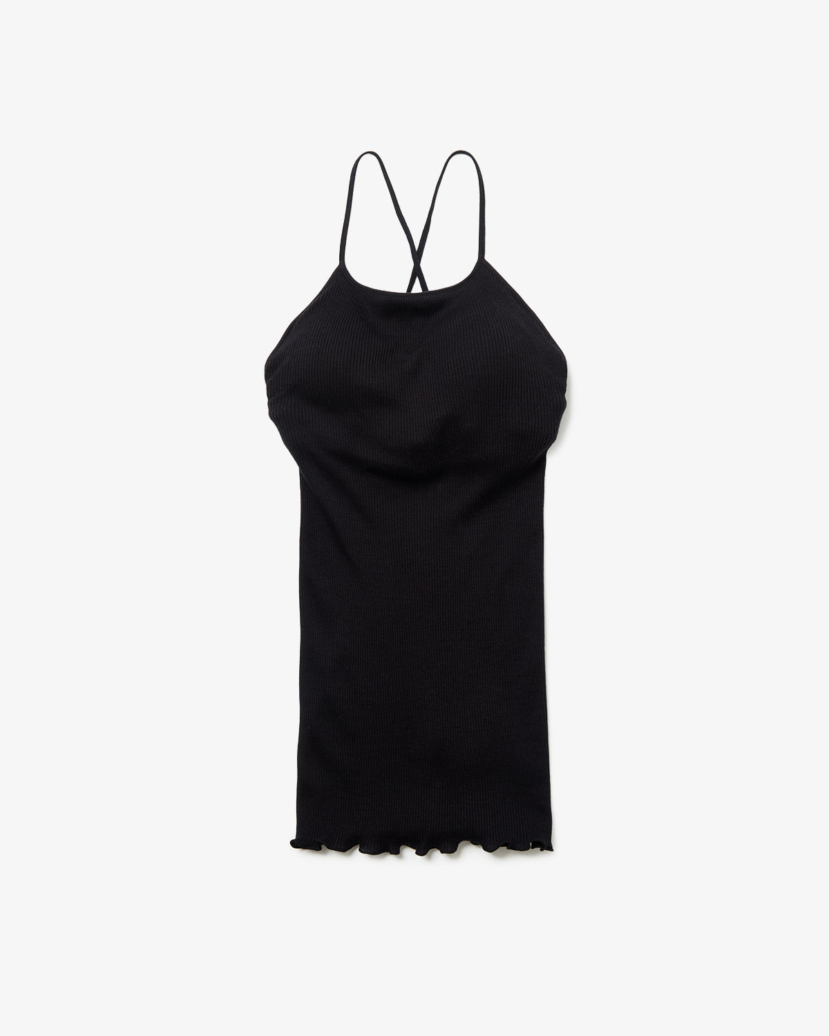 WOOL RIB BRA CAMISOLE