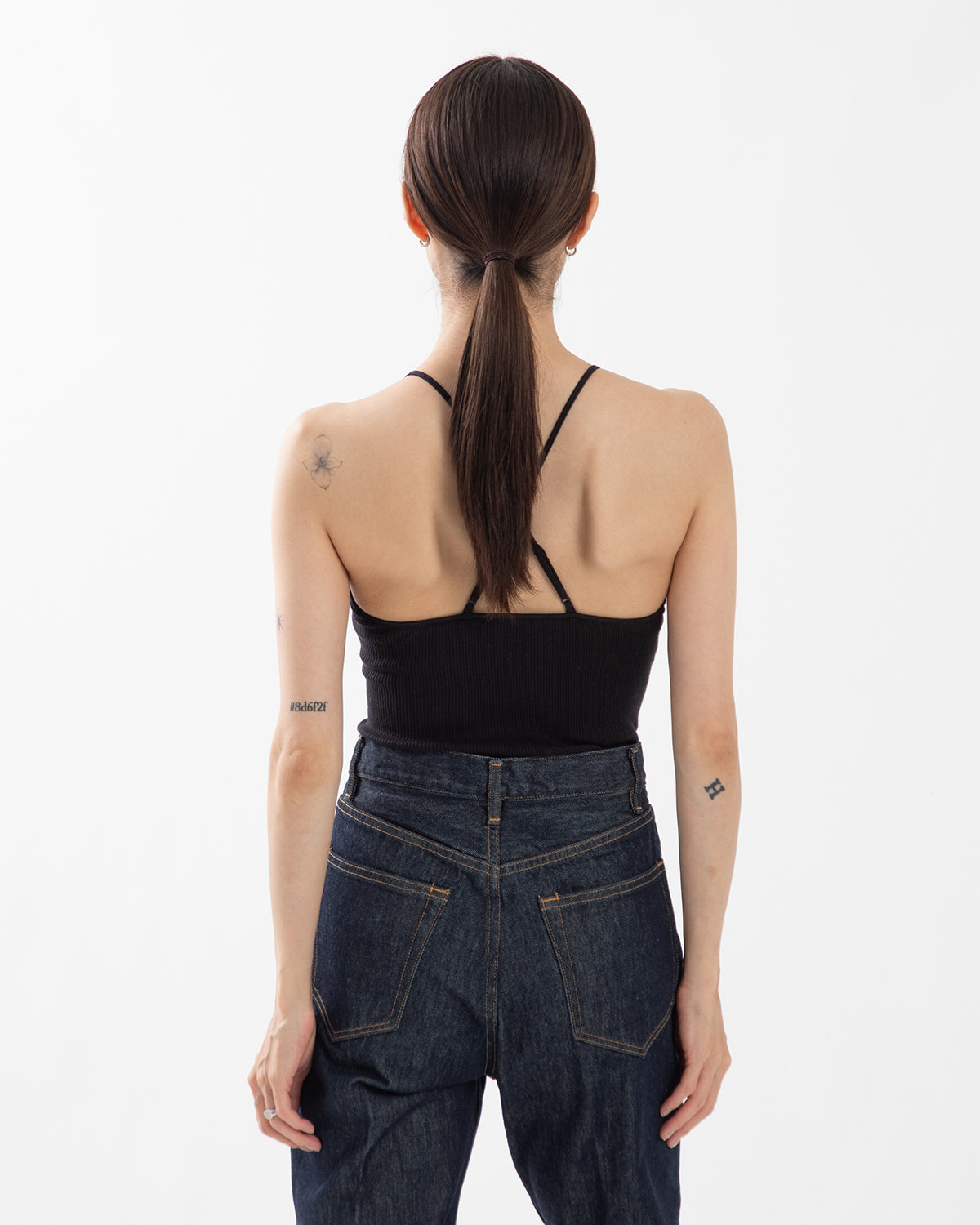 WOOL RIB BRA CAMISOLE